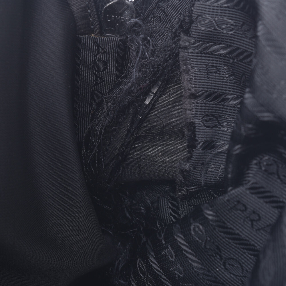 Prada Saffiano leather Nylon Re bag black shoulder - Picture 10 of 11